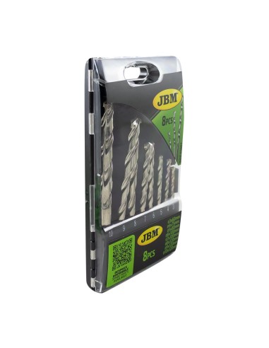 ESTUCHE DE 8 BROCAS 3-10MM PARA ALBAÑILERÍA