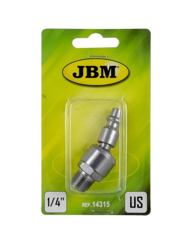 CONECTOR ARTICULADO MACHO PARA AIRE COMPRIMIDO US - 1/4"