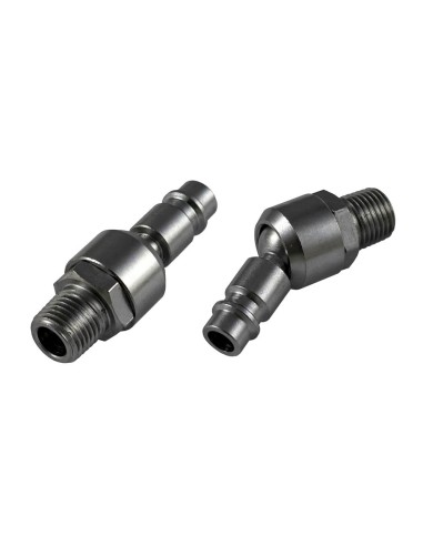 CONECTOR ARTICULADO MACHO PARA AIRE COMPRIMIDO EUR - 1/4"