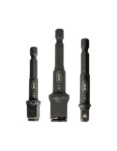 SET DE 3 ADAPTADORES DE LLAVE DE VASO CON PUNTA HEXAGONAL