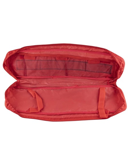 BOLSA ROJA CON 1 COMPARTIMENTO PARA KIT DE EMERGENCIA