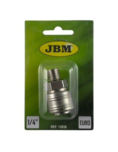 CONECTOR HEMBRA EUR- ROSCA MACHO 1/4"