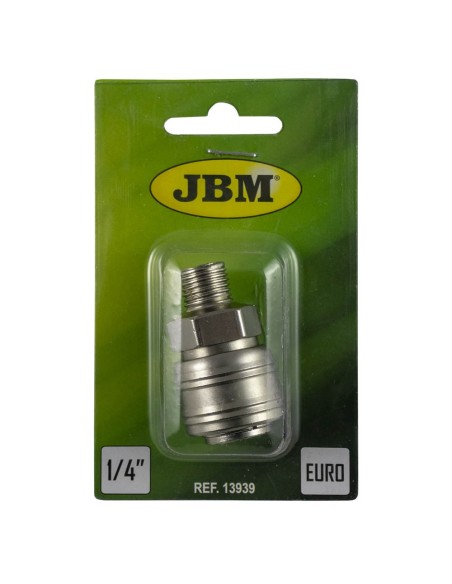 CONECTOR HEMBRA EUR- ROSCA MACHO 1/4"
