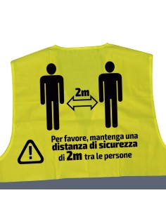 CHALECO DE ALTA VISIBILIDAD SERIGRAFIADO - 2 METROS - IT