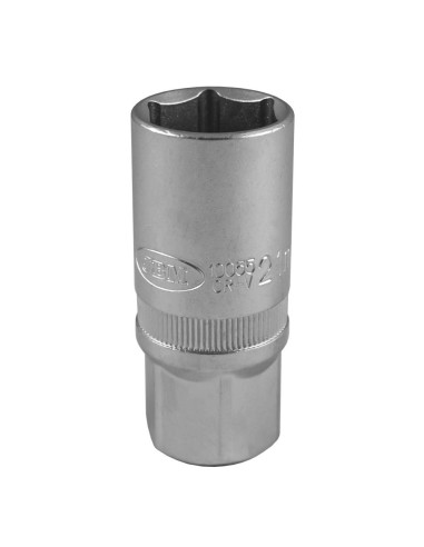 VASO DE BUJÍA HEX. DE 1/2" 21MM