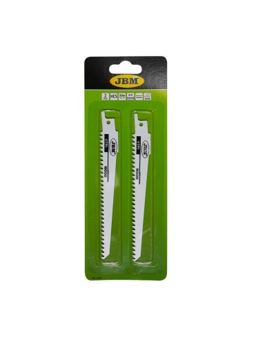 SET DE 2 HOJAS DE SIERRA DE SABLE 150MM 6TPI PARA MADERA PARA REF. 60019