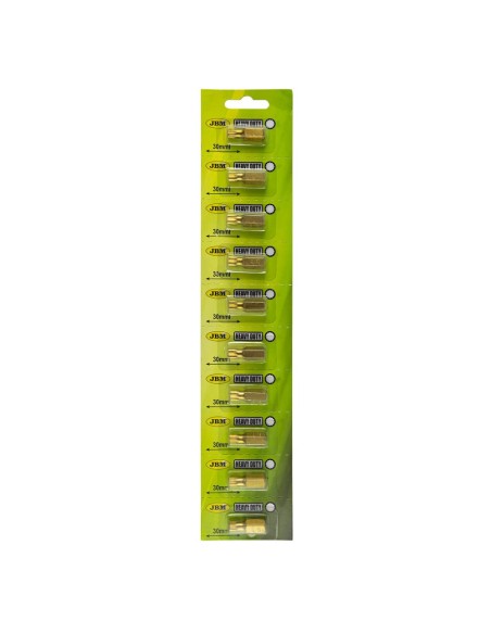 PUNTA 12 CANTOS HEAVY DUTY M6 30MM - 52753