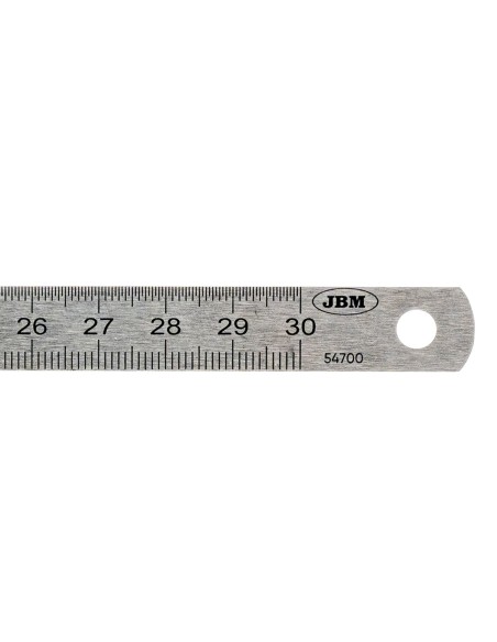 REGLA DE ACERO INOXIDABLE 30CM