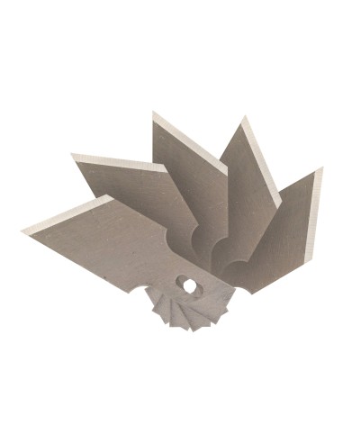 5 CUCHILLAS DE 16 MM ANCHO/53° PARA REF 54505