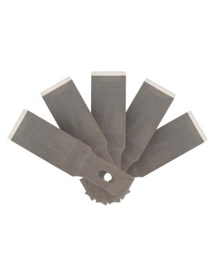 5 CUCHILLAS 12MM RECTAS/ANCHO PARA REF. 54505