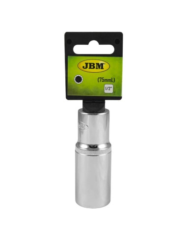 VASO XZN 1/2" 75MM LARGO 15MM CROMADO