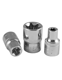 VASO DE 1/2" TORX (TX) E20 CROMADO