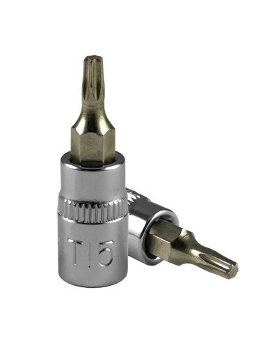 VASO DESTORNILLADOR TORX (TX) T15 CROMADO