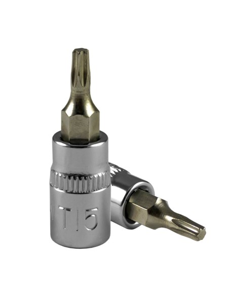 VASO DESTORNILLADOR TORX (TX) T15 CROMADO
