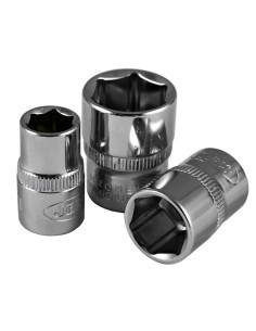 VASO CORTO HEX 3/8" DE 18MM CROMADO
