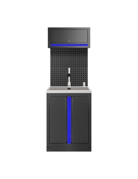 CONJUNTO DE MUEBLES MODULARES (6PCS) - EXTENSIÓN DE ARMARIO CON FREGADERO (REF.18103)