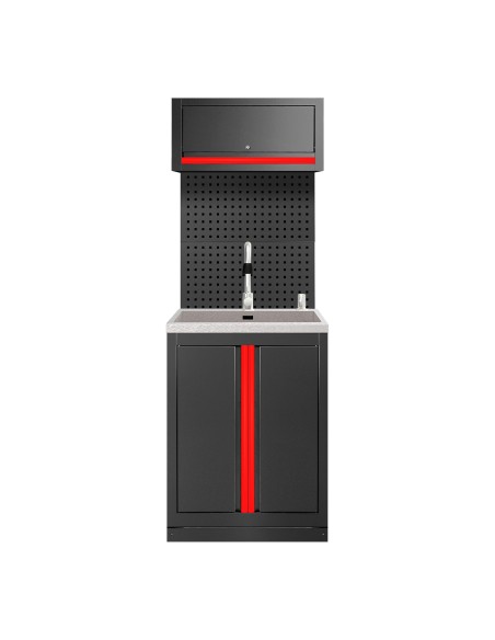 CONJUNTO DE MUEBLES MODULARES (6PCS) - EXTENSIÓN DE ARMARIO CON FREGADERO (REF.18103)