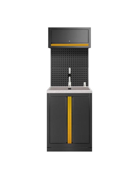 CONJUNTO DE MUEBLES MODULARES (6PCS) - EXTENSIÓN DE ARMARIO CON FREGADERO (REF.18103)