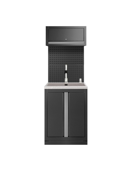 CONJUNTO DE MUEBLES MODULARES (6PCS) - EXTENSIÓN DE ARMARIO CON FREGADERO (REF.18103)