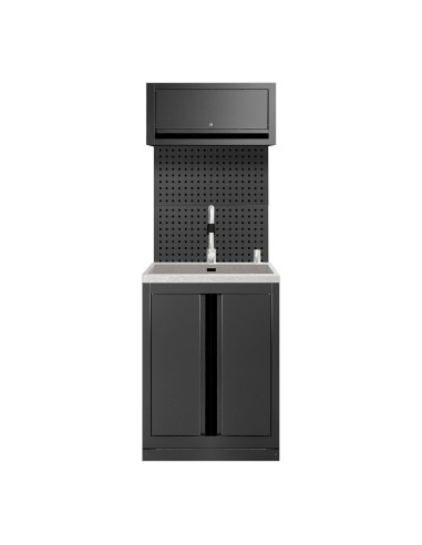 CONJUNTO DE MUEBLES MODULARES (6PCS) - EXTENSIÓN DE ARMARIO CON FREGADERO (REF.18103)