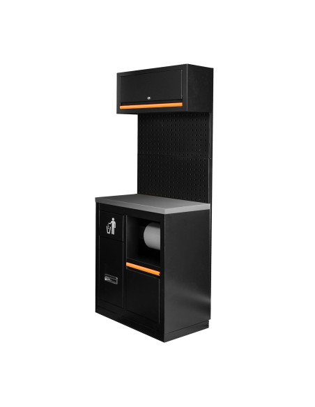 CONJUNTO DE MUEBLES MODULARES (7PCS) - EXTENSIÓN CON ARMARIO CON PORTABOBINA (REF.16493)