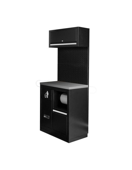 CONJUNTO DE MUEBLES MODULARES (7PCS) - EXTENSIÓN CON ARMARIO CON PORTABOBINA (REF.16493)