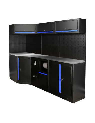 CONJUNTO DE MUEBLES MODULARES (22PCS) - EXTENSIÓN ANGULAR