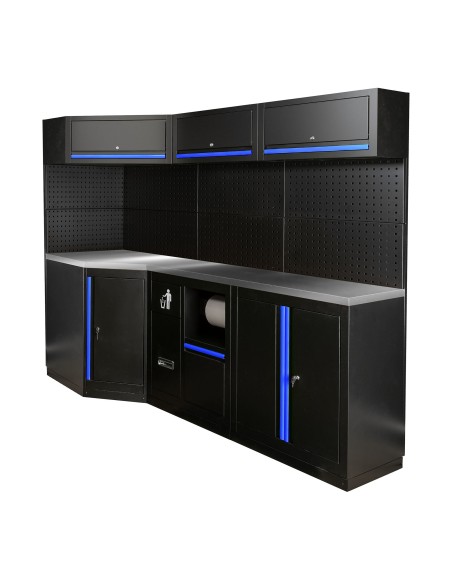 CONJUNTO DE MUEBLES MODULARES (22PCS) - EXTENSIÓN ANGULAR