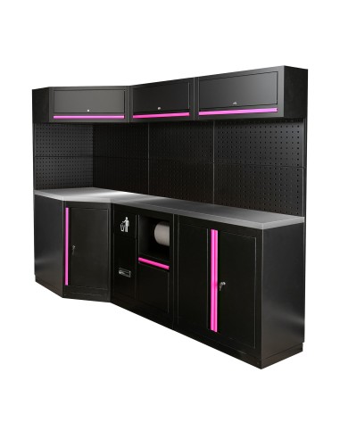 CONJUNTO DE MUEBLES MODULARES (22PCS) - EXTENSIÓN ANGULAR