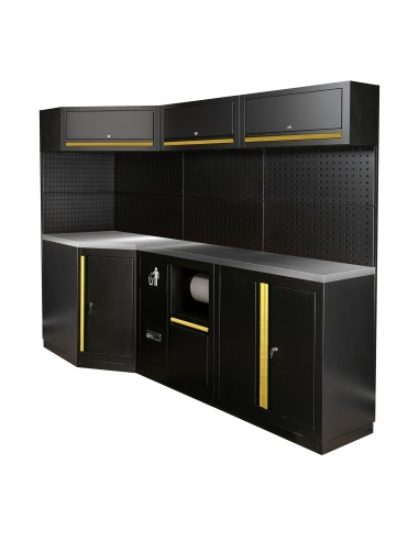 CONJUNTO DE MUEBLES MODULARES (22PCS) - EXTENSIÓN ANGULAR