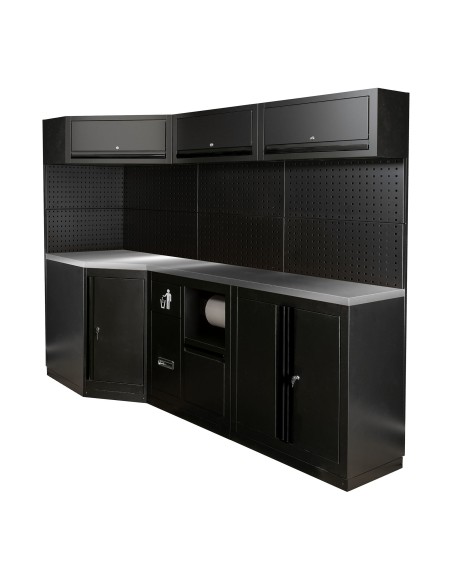 CONJUNTO DE MUEBLES MODULARES (22PCS) - EXTENSIÓN ANGULAR