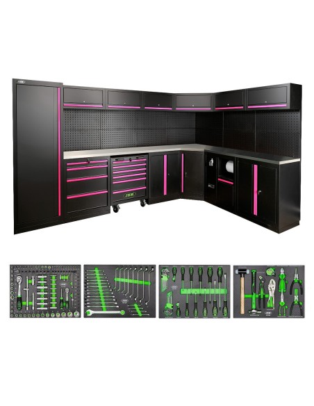 CONJUNTO DE MUEBLES MODULARES (43PCS) - COMPLETO