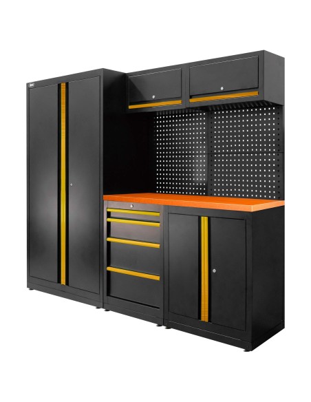 CONJUNTO DE MUEBLES MODULARES (13PCS) - SET CON ARMARIO DE DOS PUERTAS (REF.18105)