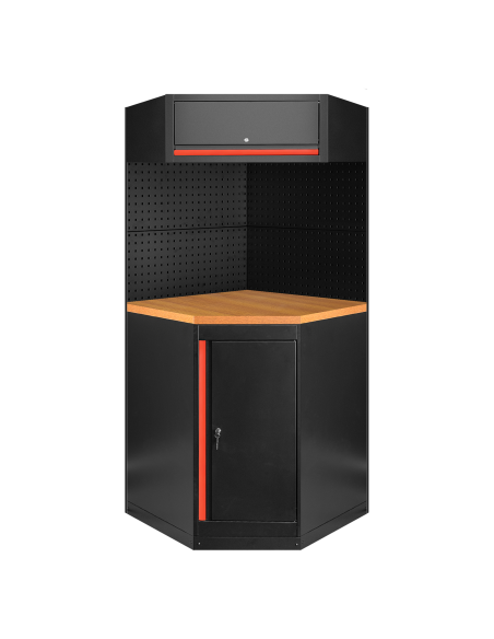 CONJUNTO DE MUEBLES MODULARES (11PCS) - EXTENSIÓN CON ARMARIO ESQUINERO (REF.16492)