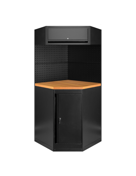 CONJUNTO DE MUEBLES MODULARES (11PCS) - EXTENSIÓN CON ARMARIO ESQUINERO (REF.16492)