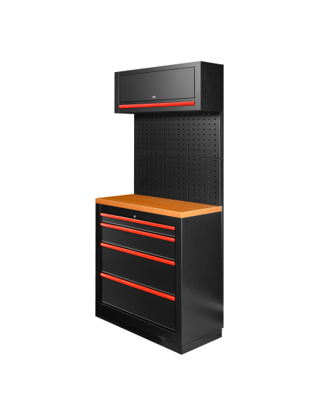 CONJUNTO DE MUEBLES MODULARES (7PCS) - EXTENSIÓN CON ARMARIO DE 4 CAJONES (REF.16627)