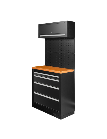 CONJUNTO DE MUEBLES MODULARES (7PCS) - EXTENSIÓN CON ARMARIO DE 4 CAJONES (REF.16627)