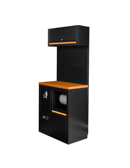 CONJUNTO DE MUEBLES MODULARES (7PCS) - EXTENSIÓN CON ARMARIO CON PORTABOBINA (REF.16493)