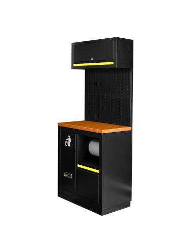 CONJUNTO DE MUEBLES MODULARES (7PCS) - EXTENSIÓN CON ARMARIO CON PORTABOBINA (REF.16493)