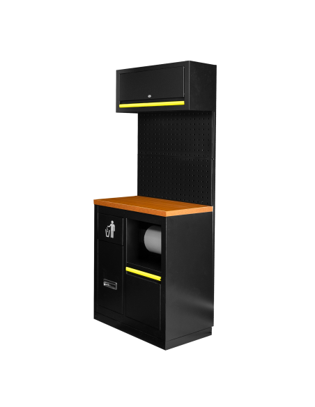 CONJUNTO DE MUEBLES MODULARES (7PCS) - EXTENSIÓN CON ARMARIO CON PORTABOBINA (REF.16493)