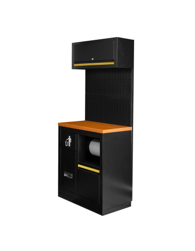 CONJUNTO DE MUEBLES MODULARES (7PCS) - EXTENSIÓN CON ARMARIO CON PORTABOBINA (REF.16493)