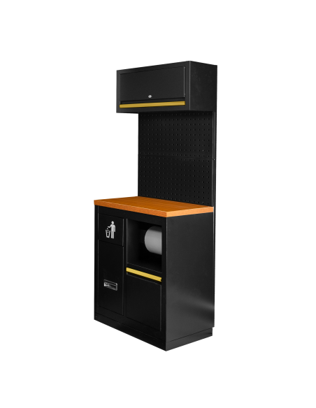CONJUNTO DE MUEBLES MODULARES (7PCS) - EXTENSIÓN CON ARMARIO CON PORTABOBINA (REF.16493)