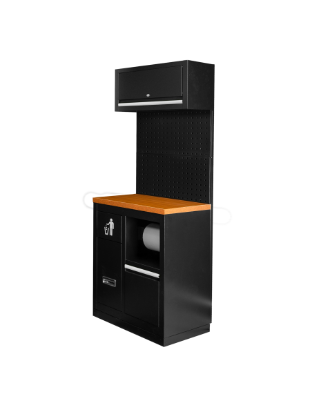 CONJUNTO DE MUEBLES MODULARES (7PCS) - EXTENSIÓN CON ARMARIO CON PORTABOBINA (REF.16493)