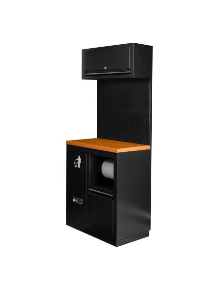 CONJUNTO DE MUEBLES MODULARES (7PCS) - EXTENSIÓN CON ARMARIO CON PORTABOBINA (REF.16493)