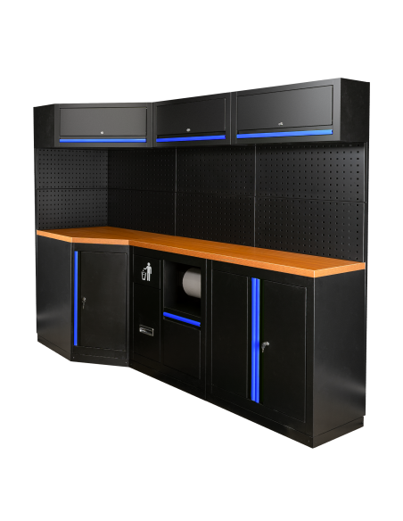 CONJUNTO DE MUEBLES MODULARES (22PCS) - EXTENSIÓN ANGULAR