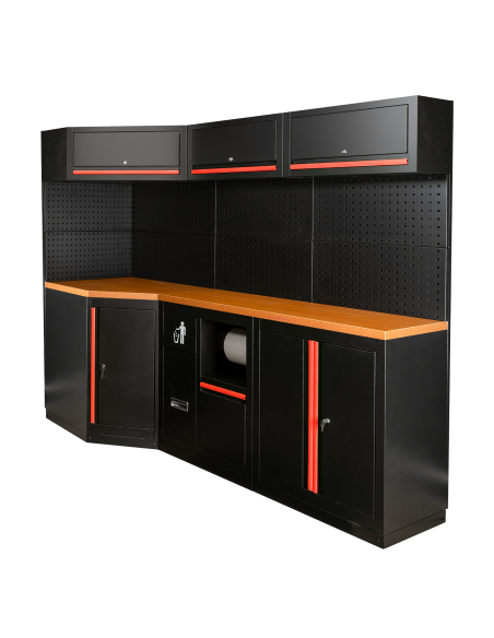 CONJUNTO DE MUEBLES MODULARES (22PCS) - EXTENSIÓN ANGULAR