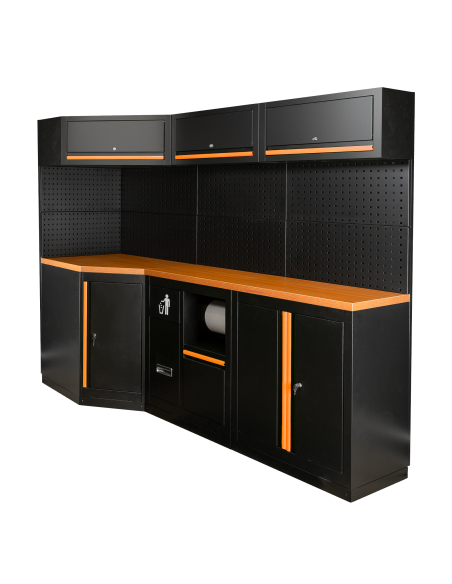 CONJUNTO DE MUEBLES MODULARES (22PCS) - EXTENSIÓN ANGULAR