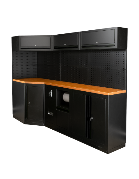 CONJUNTO DE MUEBLES MODULARES (22PCS) - EXTENSIÓN ANGULAR