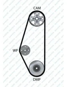 CORREA DE DISTRIBUCIÓN DAYCO 94303 – 128STP190C SEAT / VOLKSWAGEN
