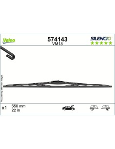 Valeo VM18 574143 – escobillas delantero | Recambios Colmenar